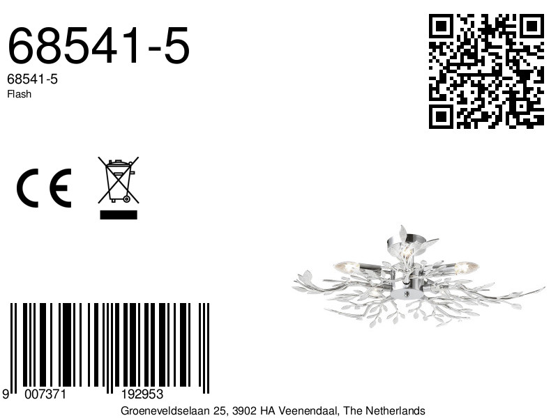 globo-plafonniere-flash-chroom-metaal-ø71cm-e14-68541-5-8a