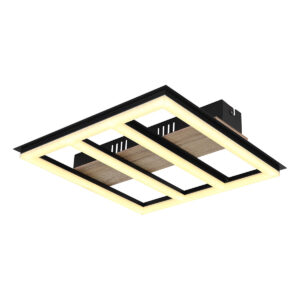 globo-plafonniere-froomy-zwart-metaal-led-67291-18-0