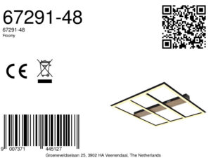 globo-plafonniere-froomy-zwart-metaal-led-67291-48-8a