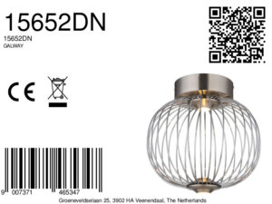 globo-plafonniere-galway-staal-metaal-ø30cm-led-15652dn-8a