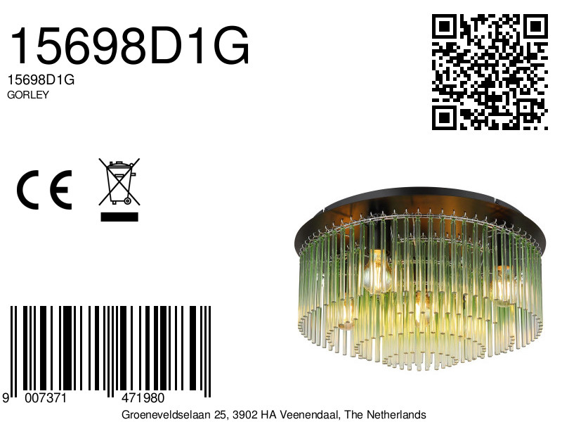 globo-plafonniere-gorley-zwart-glas-ø50cm-e27-15698d1g-8a