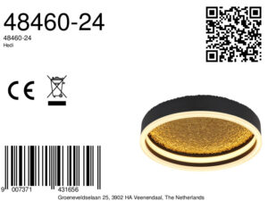 globo-plafonniere-hedi-zwart-metaal-ø30cm-led-48460-24-8a