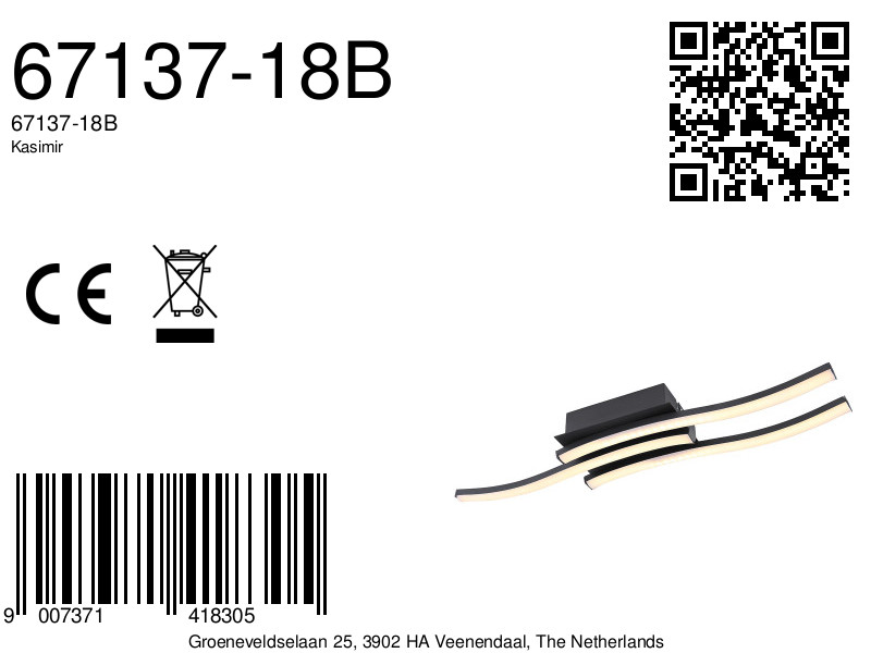 globo-plafonniere-kasimir-zwart-metaal-led-67137-18b-8a