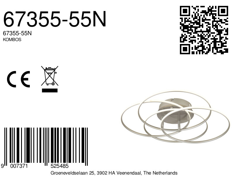 globo-plafonniere-kombos-staal-metaal-ø52cm-led-67355-55n-8a