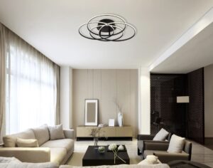 globo-plafonniere-kombos-zwart-metaal-ø52cm-led-67355-55-4