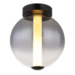globo-plafonniere-lacy-zwart-glas-ø25cm-led-15798d-0
