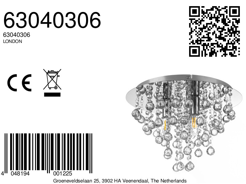 globo-plafonniere-london-chroom-glas-ø38cm-e14-63040306-1