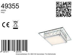 plafonniere-chroom-margo-metaal-led-49355-globo-1
