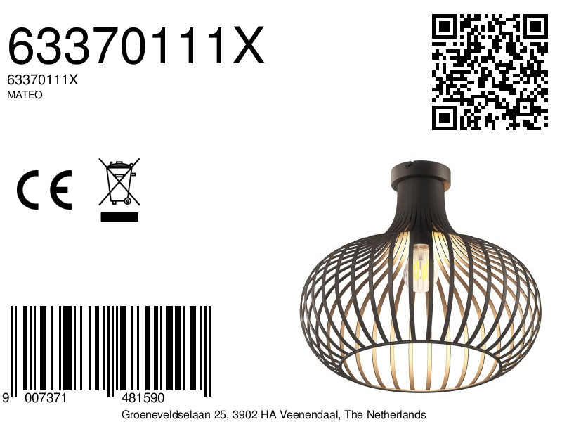 globo-plafonniere-mateo-bruin-metaal-ø40cm-e27-63370111x-1
