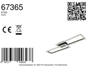 globo-plafonniere-mirella-zwart-metaal-led-67365-8a
