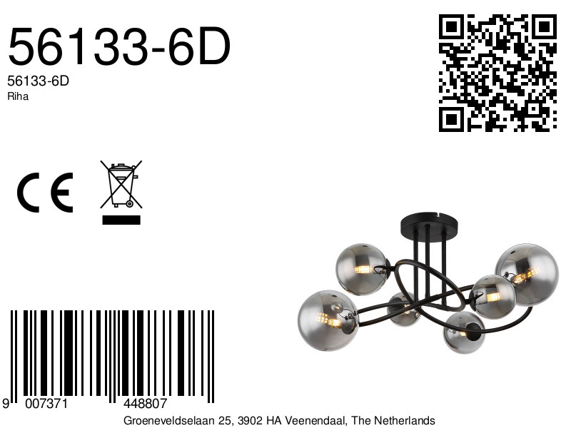 globo-plafonniere-riha-zwart-glasmetaalsmokeglas-kleurglas-lamp-g9-56133-6d-1