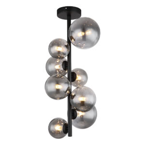 globo-plafonniere-riha-zwart-glasmetaalsmokeglas-ø28cm-g9-56133-8d-1