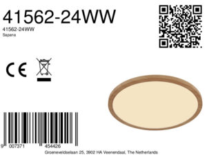 globo-plafonniere-sapana-naturel-kunststof-ø42cm-led-41562-24ww-8a