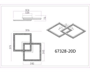 globo-plafonniere-sapena-zwart-kunststof-led-67328-20d-8