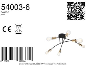 globo-plafonniere-sarini-zwart-metaal-ø70cm-e27-54003-6-8a