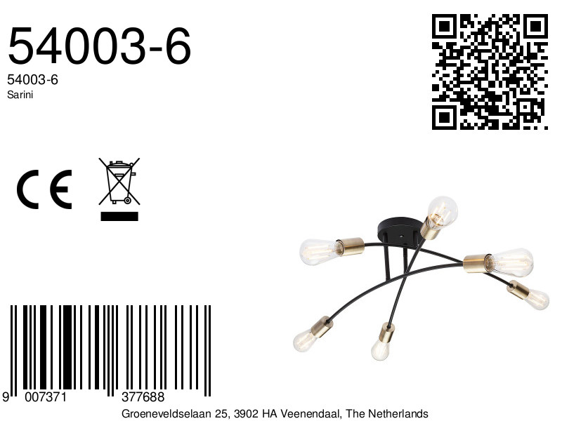 globo-plafonniere-sarini-zwart-metaal-ø70cm-e27-54003-6-8a