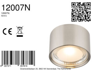 globo-plafonniere-serena-nikkel-metaal-ø11cm-led-12007n-8a