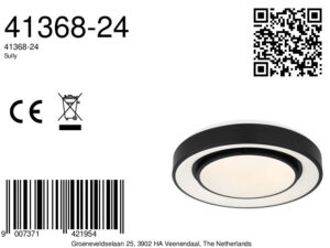 globo-plafonniere-sully-zwart-metaal-ø38cm-led-41368-24-8a