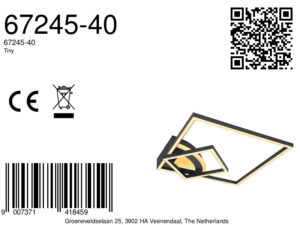 plafonniere-zwart-tiny-metaal-led-67245-40-globo-1