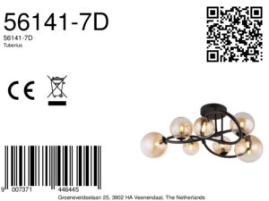 globo-plafonniere-tuberius-messingzwart-glasmetaal-ø62cm-g9-56141-7d-8a