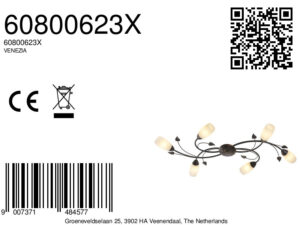 globo-plafonniere-venezia-bruin-glas-e14-60800623x-8a