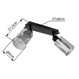 globo-spot-hadera-zwart-glas-opbouwspot-e27-15465-2-11