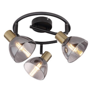 globo-spot-jay-zwart-glasmetaalsmokeglas-ø25cm-e14-54305-3-0