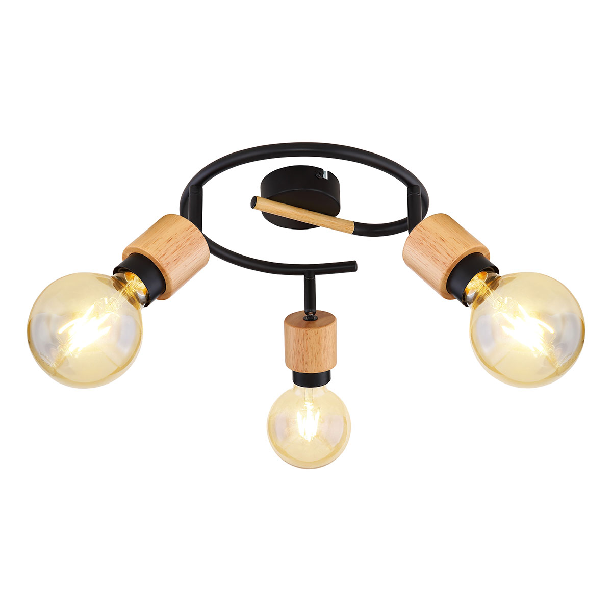 globo-spot-jorna-zwart-metaal-ø25cm-e27-54031-3-0