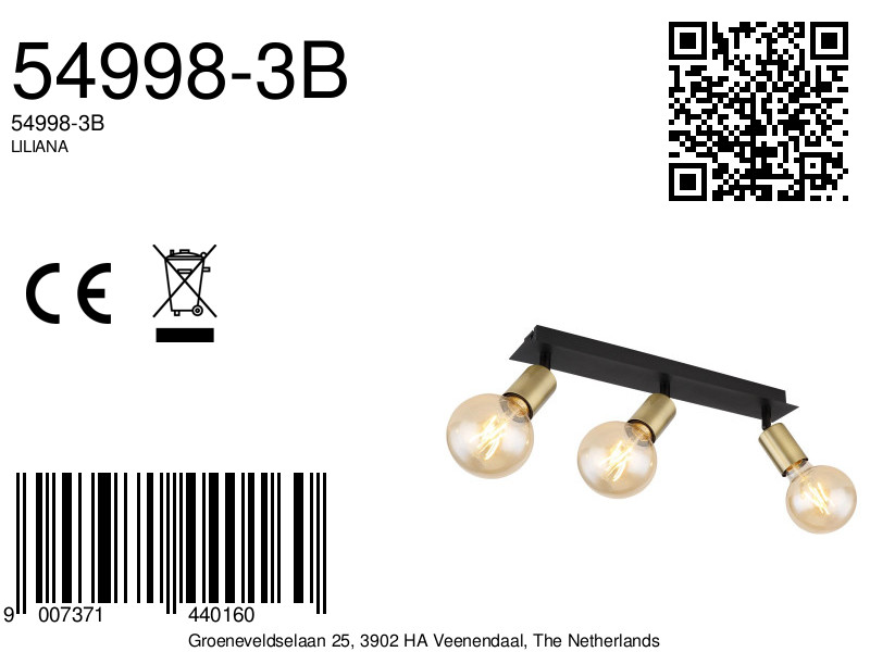 globo-spot-liliana-brons-glas-opbouwspot-e27-54998-3b-8a