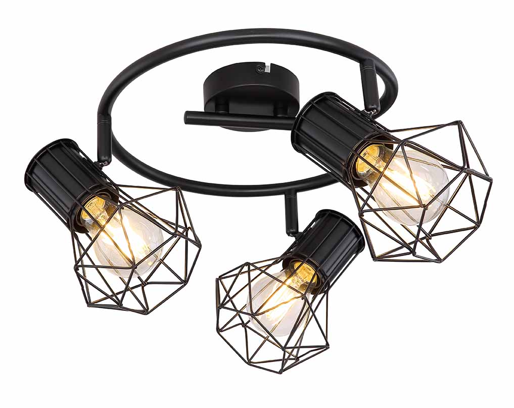 globo-spot-priska-zwart-metaal-ø29cm-e27-54017-3-1