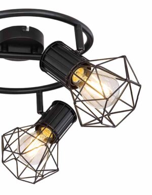 globo-spot-priska-zwart-metaal-ø29cm-e27-54017-3-3