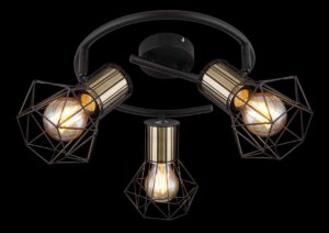 globo-spot-priska-zwart-metaal-ø29cm-e27-54017-3m-3