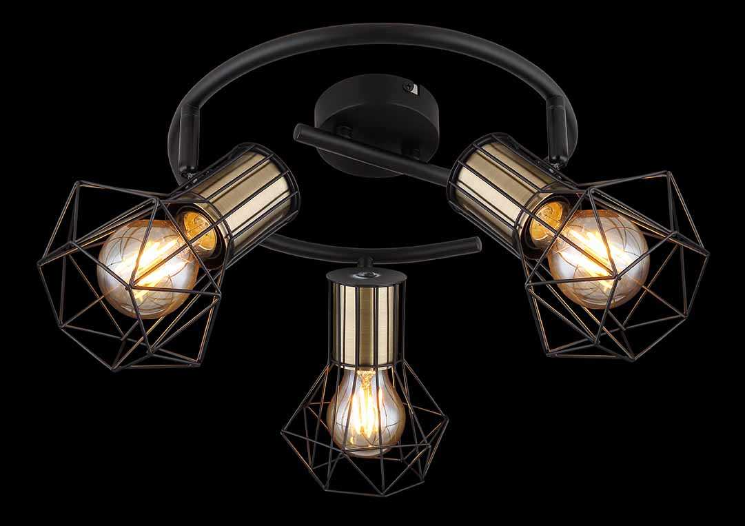 globo-spot-priska-zwart-metaal-ø29cm-e27-54017-3m-3