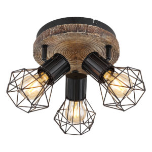 globo-spot-priska-zwart-metaal-ø30cm-e27-54017w-3-0