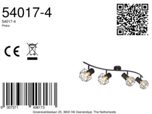 globo-spot-priska-zwart-metaal-opbouwspot-e27-54017-4-8a