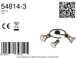 globo-spot-purra-zwart-metaal-ø25cm-e14-54814-3-8a