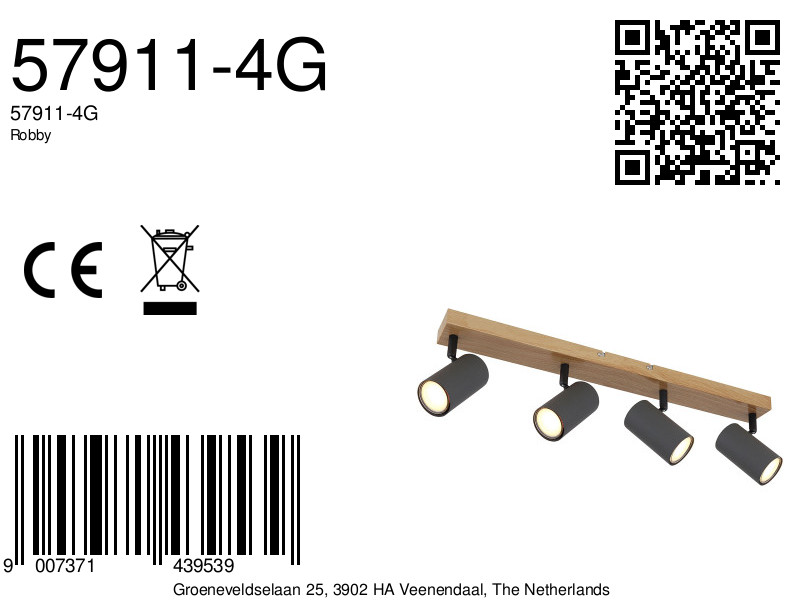 globo-spot-robby-naturel-metaal-opbouwspot-gu10-57911-4g-8a
