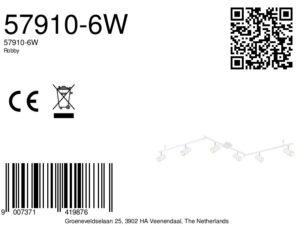 globo-spot-robby-wit-metaal-opbouwspot-gu10-57910-6w-8a