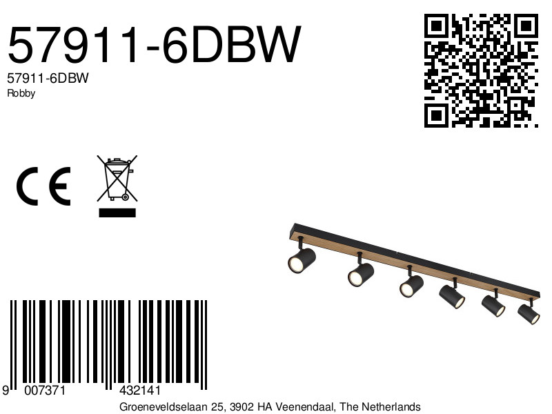 globo-spot-robby-zwart-metaal-opbouwspot-gu10-57911-6dbw-8a