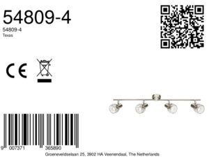 globo-spot-texas-nikkel-metaal-opbouwspot-e14-54809-4-8a