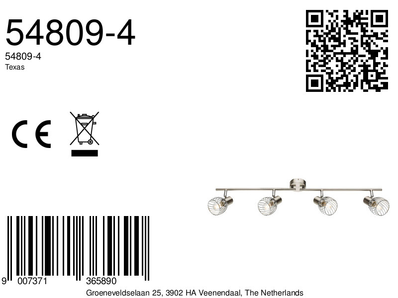 globo-spot-texas-nikkel-metaal-opbouwspot-e14-54809-4-8a