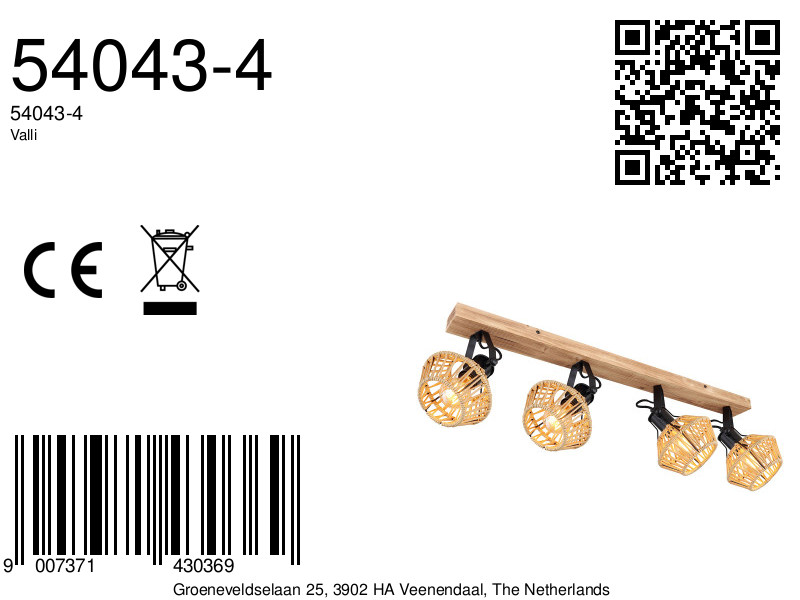 globo-spot-valli-bruin-metaal-opbouwspot-e27-54043-4-8a