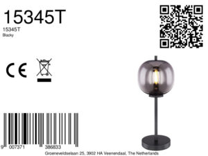 globo-tafellamp-blacky-zwart-glasmetaalsmokeglas-ø19cm-e14-15345t-1
