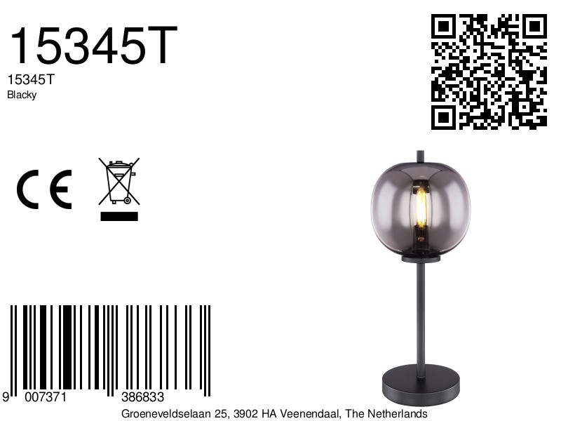globo-tafellamp-blacky-zwart-glasmetaalsmokeglas-ø19cm-e14-15345t-1