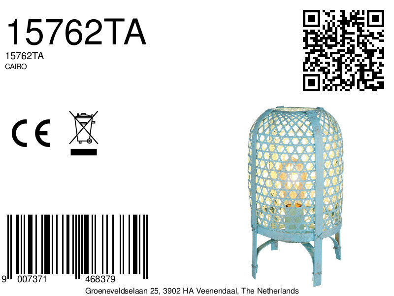 globo-tafellamp-cairo-blauw-metaal-ø22cm-e27-15762ta-8a