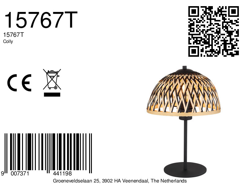 globo-tafellamp-colly-zwart-metaal-ø25cm-led_e27-15767t-8a