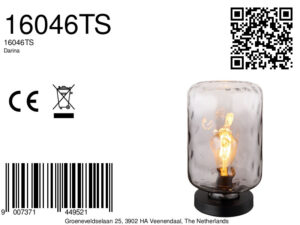 globo-tafellamp-darina-zwart-glassmokeglas-ø19cm-e27-16046ts-8a