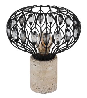 globo-tafellamp-dorthy-crème-steen-ø25cm-e27-15778t-1