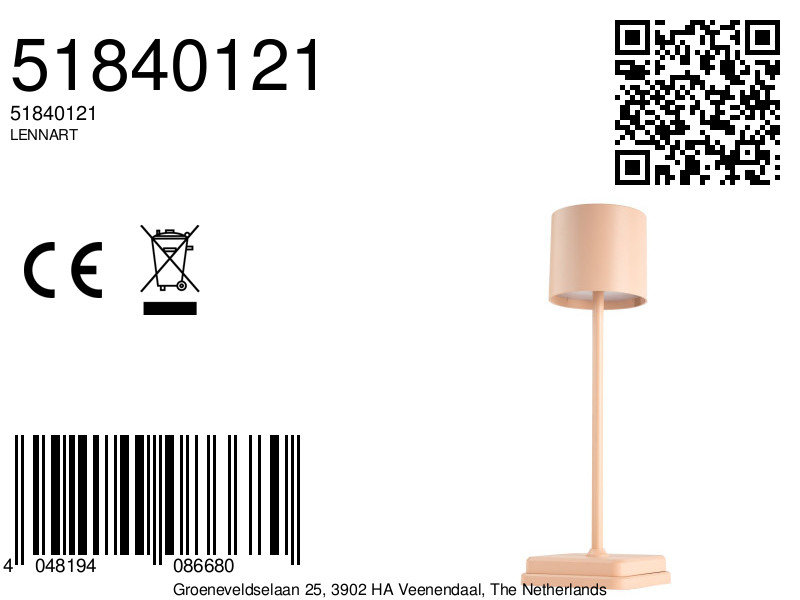 globo-tafellamp-lennart-amberkleurig-metaal-oplaadbaretafellampje-led-51840121-8a