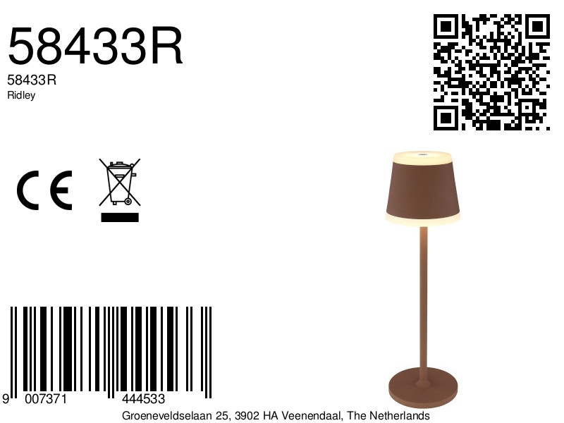 globo-tafellamp-ridley-bruin-metaal-ø11cm-led-58433r-8a